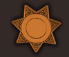 blank 7 point sheriff star